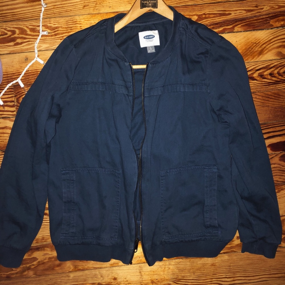 Old Navy Blue Bomber Jacket